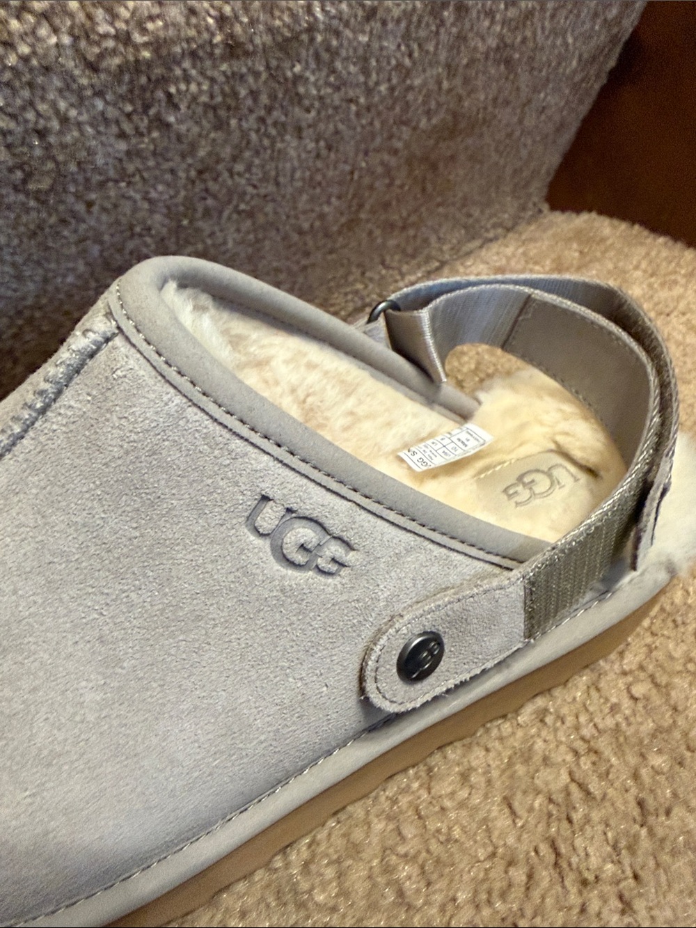 UGG Lanah Clog Platform in Cobble Grey - NEW - Picture 10 of 11